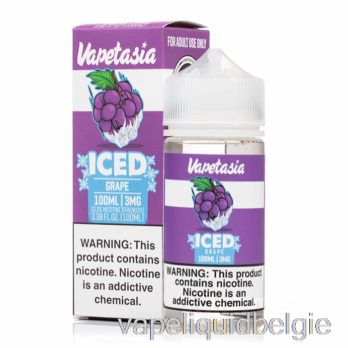 Vape België Ijsdruif - Vapetasia - 100ml 3mg